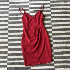 Red/Orange Lulus Mini Dress